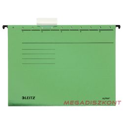   Függőmappa LEITZ Alpha Standard A/4 karton zöld 25 darabos
