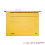 Függőmappa LEITZ Alpha Standard A/4 karton sárga 25 darabos