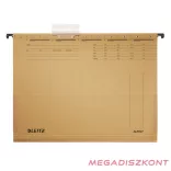 Függőmappa oldalvédelemmel LEITZ Alpha Standard A/4 karton natúr 25 darabos