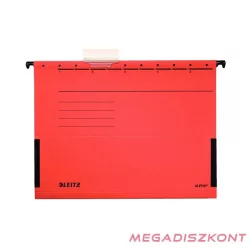   Függőmappa oldalvédelemmel LEITZ Alpha Standard A/4 karton piros 25 darabos