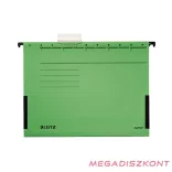 Függőmappa oldalvédelemmel LEITZ Alpha Standard A/4 karton zöld 25 darabos