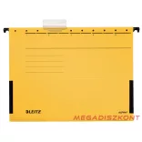 Függőmappa oldalvédelemmel LEITZ Alpha Standard A/4 karton sárga 25 darabos