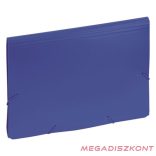 Harmónika mappa EAGLE 12 részes gumis kék