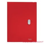 Iratvédő mappa LEITZ Recycle A/4 11mm PP piros