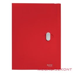 Iratvédő mappa LEITZ Recycle A/4 11mm PP piros