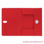 Iratvédő mappa LEITZ Recycle A/4 11mm PP piros