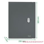 Iratvédő mappa LEITZ Recycle A/4 11mm PP piros