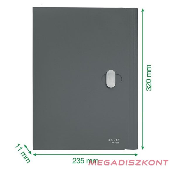 Iratvédő mappa LEITZ Recycle A/4 11mm PP zöld