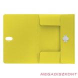 Iratvédő mappa LEITZ Recycle A/4 11mm PP sárga