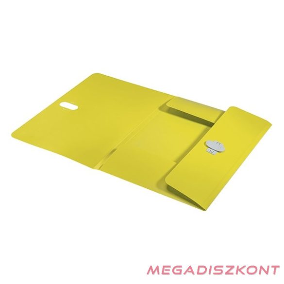Iratvédő mappa LEITZ Recycle A/4 11mm PP sárga