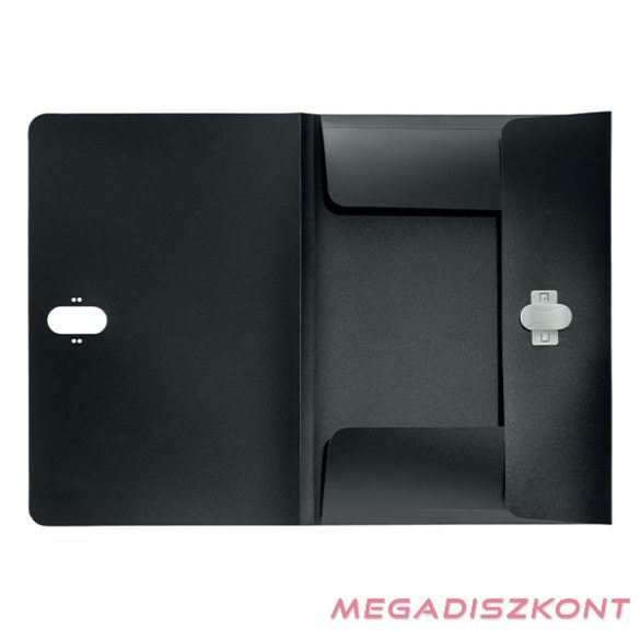 Iratvédő mappa LEITZ Recycle A/4 11mm PP fekete