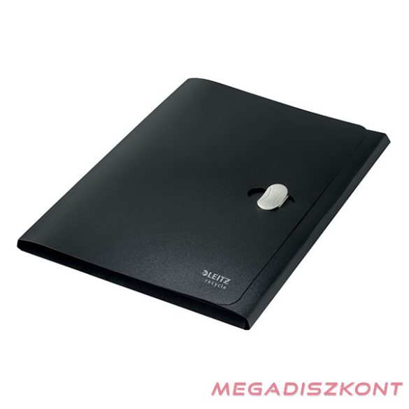 Iratvédő mappa LEITZ Recycle A/4 11mm PP fekete