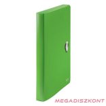 Iratvédő mappa LEITZ Recycle Jumbo A/4 38mm PP zöld
