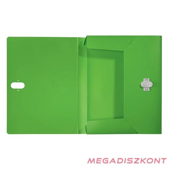 Iratvédő mappa LEITZ Recycle Jumbo A/4 38mm PP zöld