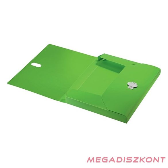 Iratvédő mappa LEITZ Recycle Jumbo A/4 38mm PP zöld