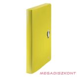 Iratvédő mappa LEITZ Recycle Jumbo A/4 38mm PP sárga