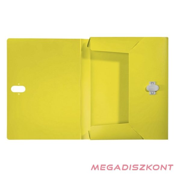 Iratvédő mappa LEITZ Recycle Jumbo A/4 38mm PP sárga
