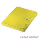 Iratvédő mappa LEITZ Recycle Jumbo A/4 38mm PP sárga