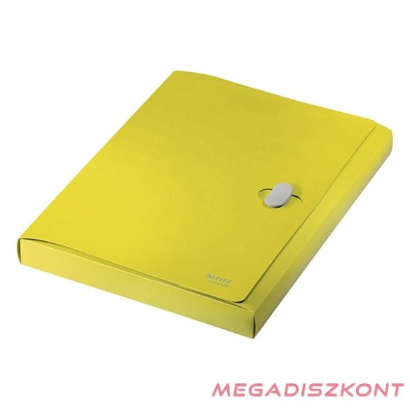 Iratvédő mappa LEITZ Recycle Jumbo A/4 38mm PP sárga