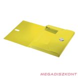 Iratvédő mappa LEITZ Recycle Jumbo A/4 38mm PP sárga