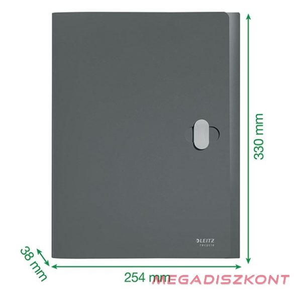 Iratvédő mappa LEITZ Recycle Jumbo A/4 38mm PP sárga