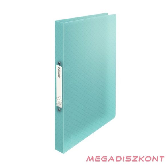 Gyűrűskönyv ESSELTE Colour Breeze A/4 25 mm 2 gyűrű PP átlátszó kék