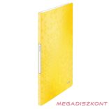 Iratvédő mappa LEITZ Wow A/4 20 zsebes sárga