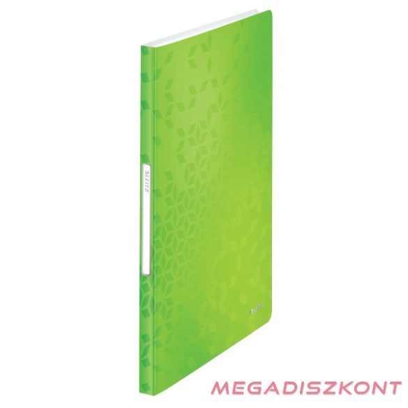 Iratvédő mappa LEITZ Wow A/4 40 zsebes zöld