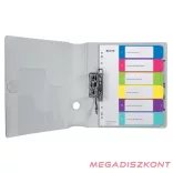 Regiszter LEITZ Wow  A/4 műanyag nyomtatható extra széles 1-6
