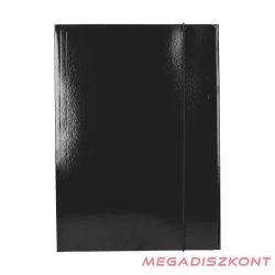 Gumis mappa OPTIMA A/4 fekete 600 g