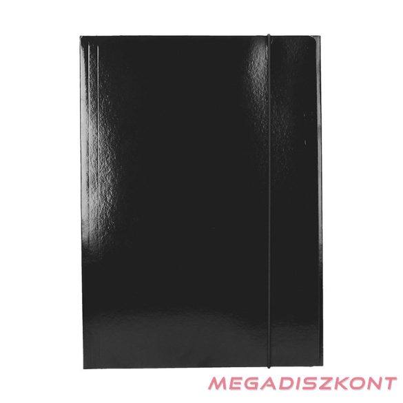 Gumis mappa OPTIMA A/4 fekete 600 g