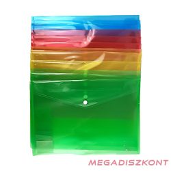   Irattasak OPTIMA A/4 patentos átlátszó színes vegyes 12 darabos