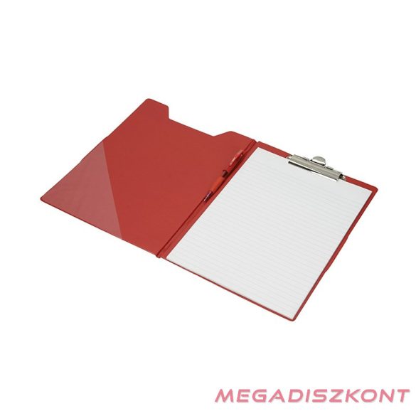 Felírótábla OPTIMA A/4 fedeles PP piros