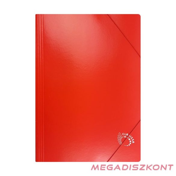 Gumis mappa CLARISSA A/4 papír 320 g piros