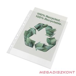   Lefűzhető genotherm ESSELTE Recycled  A/4 maxi 70 mikron narancsos 100 darabos