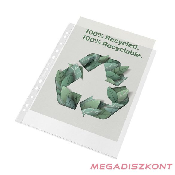 Lefűzhető genotherm ESSELTE Recycled  A/4 maxi 70 mikron narancsos 100 darabos