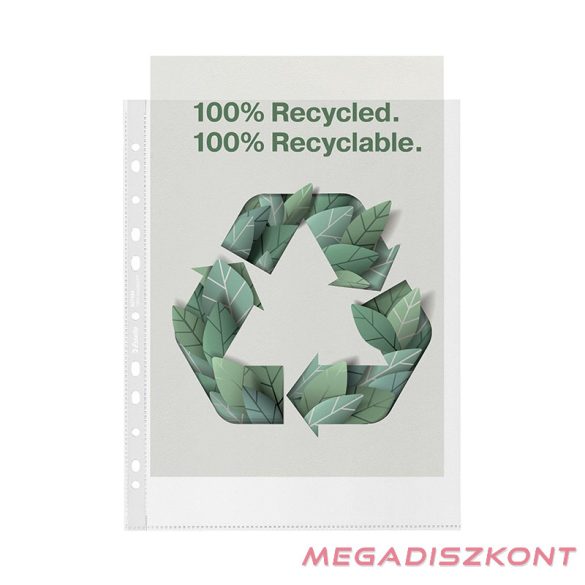 Lefűzhető genotherm ESSELTE Recycled  A/4 maxi 70 mikron narancsos 100 darabos