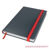 Beírókönyv kockás LEITZ A/5 80 lapos Cosy Soft Touch keményfedeles bársonyszürke