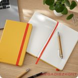 Beírókönyv vonalas LEITZ A/5 80 lapos Cosy Soft Touch keményfedeles melegsárga