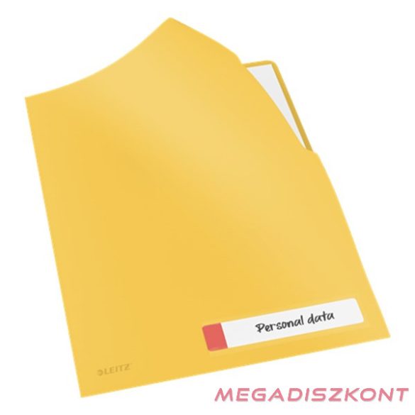 Genotherm "L" LEITZ Cosy Privacy A/4 200 mikron melegsárga 3 darabos