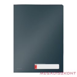   Genotherm "L" LEITZ Cosy Privacy A/4 200 mikron 3 zsebes  bársonyszürke 3 darabos
