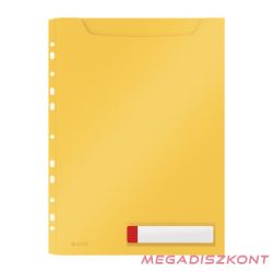   Lefűzhető genotherm LEITZ Cosy Privacy Jumbo A/4 200 mikron melegsárga 3 darabos