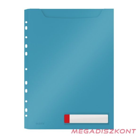 Lefűzhető genotherm LEITZ Cosy Privacy Jumbo A/4 200 mikron nyugodtkék 3 darabos