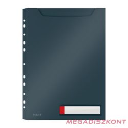   Lefűzhető genotherm LEITZ Cosy Privacy Jumbo A/4 200 mikron bársonyszürke 3 darabos