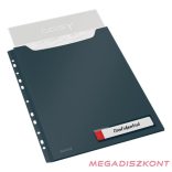 Lefűzhető genotherm LEITZ Cosy Privacy Jumbo A/4 200 mikron bársonyszürke 3 darabos