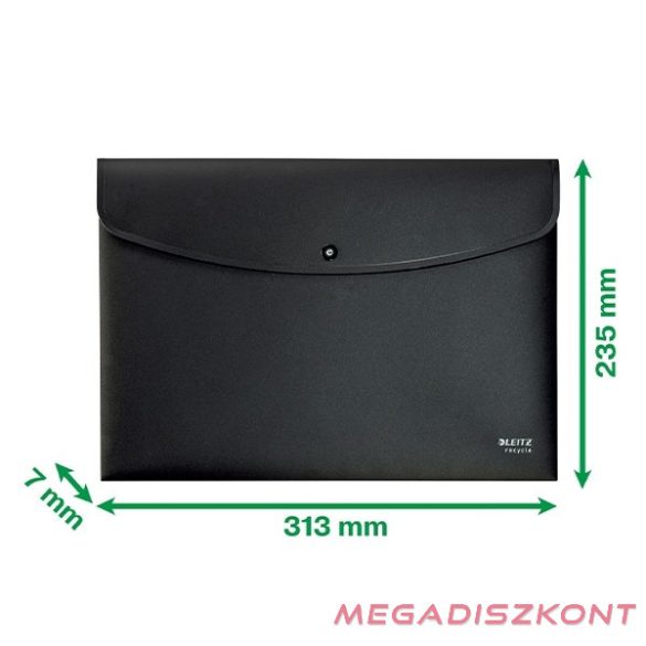 Irattasak LEITZ Recycle A/4 PP patentos fekete
