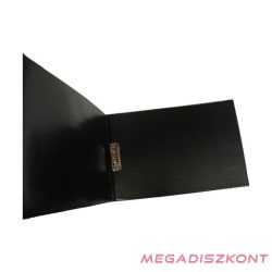 Mappa villámzáras A/3 pvc fekete