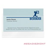 Névjegytartó tok DJOIS öntapadós 95x60 mm felül nyitott 10 darabos