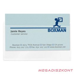   Névjegytartó tok DJOIS öntapadós 95x60 mm felül nyitott 10 darabos