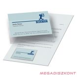 Névjegytartó tok DJOIS öntapadós 95x60 mm felül nyitott 10 darabos